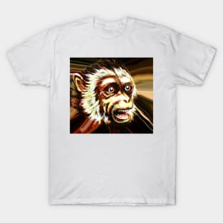 Scary crazy ape monkey T-Shirt